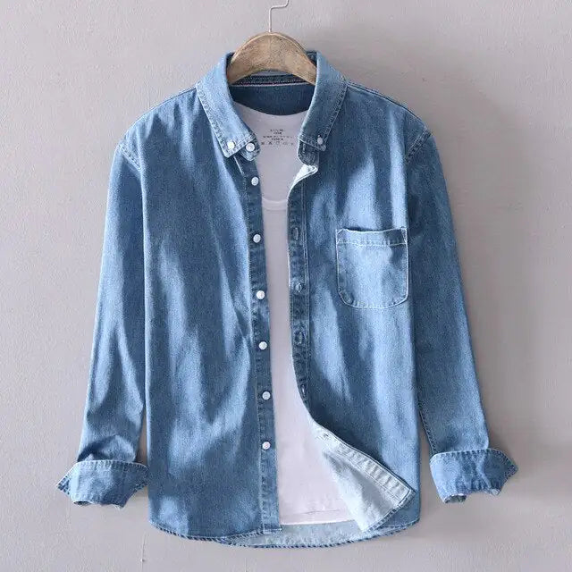 Cotton Denim Shirt