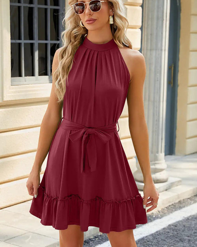 Marinna Grecian Neck Dress-