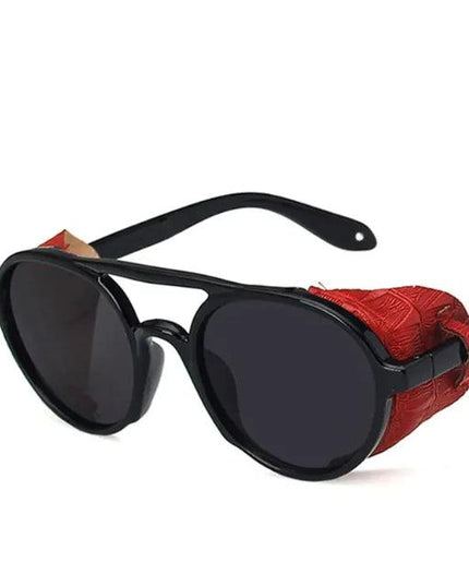 Windproof big frame sunglasses steampunk sunglasses