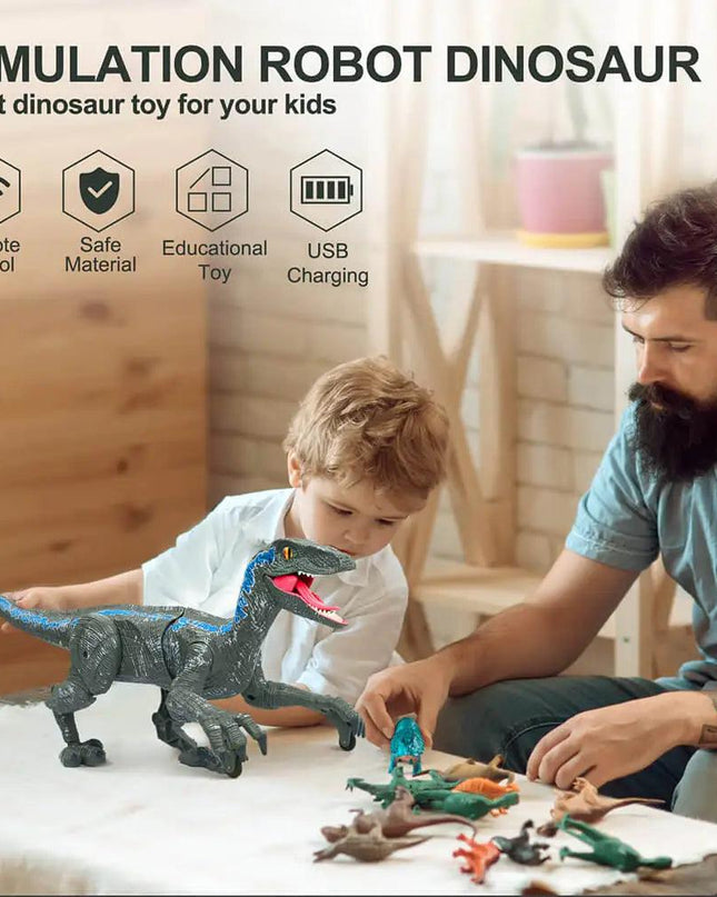 RC Electric Walking Jurassic Dinosaur Simulation Velociraptor