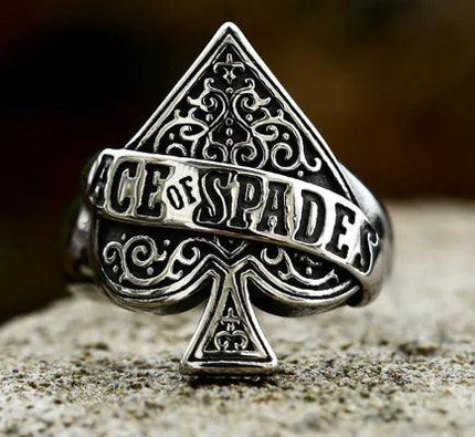 Ace Of Spades Poker Ring