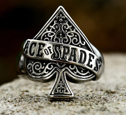 Ace Of Spades Poker Ring