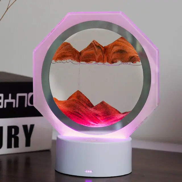 Creative Quicksand Night Light Lamp