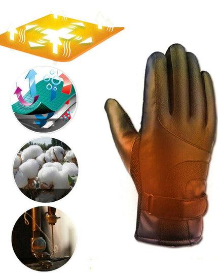 Electric USB Heated Gloves Winter Warming Thermal Ski Snow Hand Warm Windproof