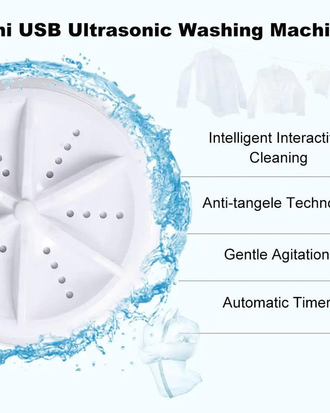 Handy Wash™ - Ultrasonic Mini Washing Machine