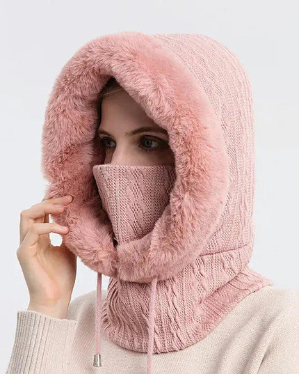 Fluffy Cozy Wrap Hat