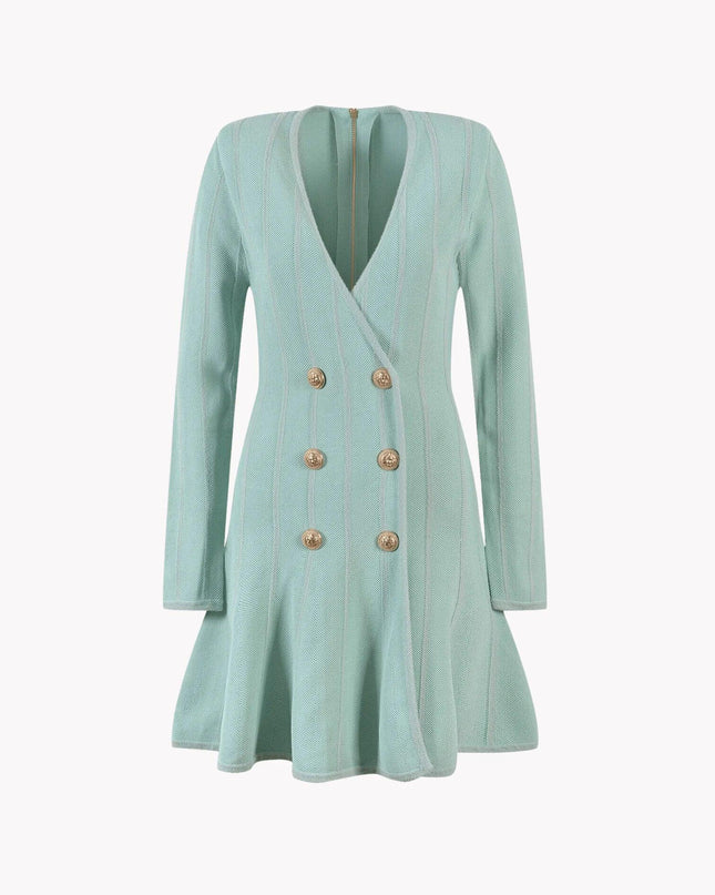 Double-Breasted Mini Dress