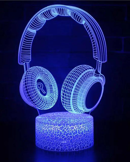 3D RGB LED Gaming Lamp