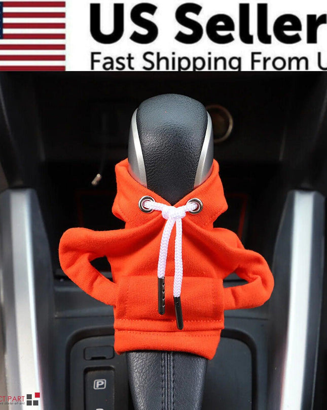 Car Gear Shift Cover Mini Hoodie Gear Shift Cover for Car Shifter Interior Trim