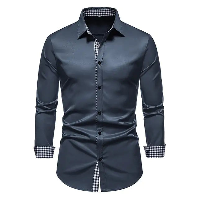 Patchwork Formal Shirts