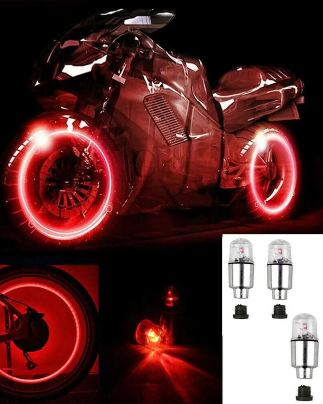 Tire Air Valve Stem LED Light Cap Cover