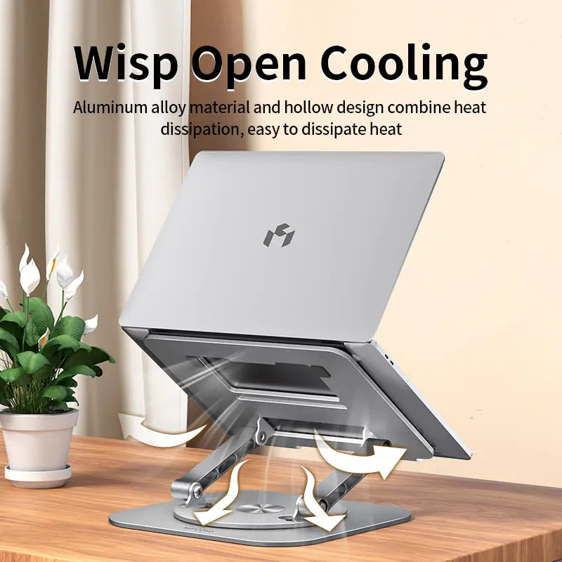 Rotatable Foldable Aluminum Laptop Holder