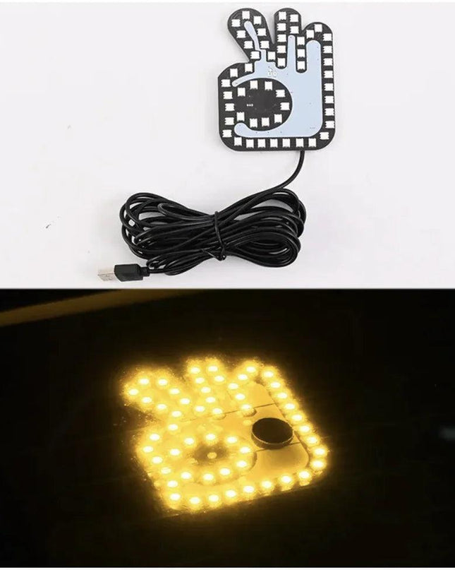 Car USB Finger Gesture Light