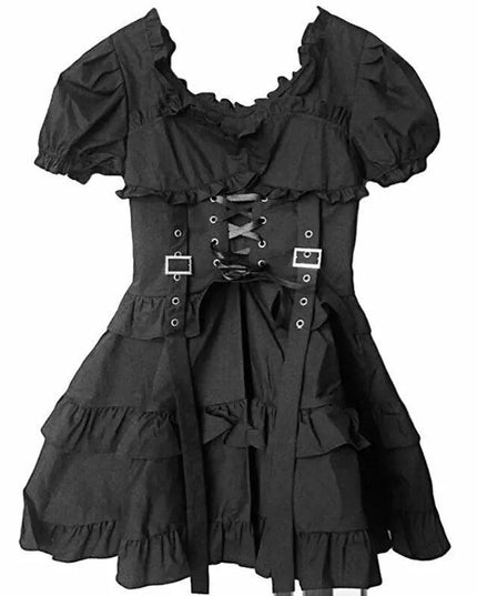 Gothic Women's Black Dress