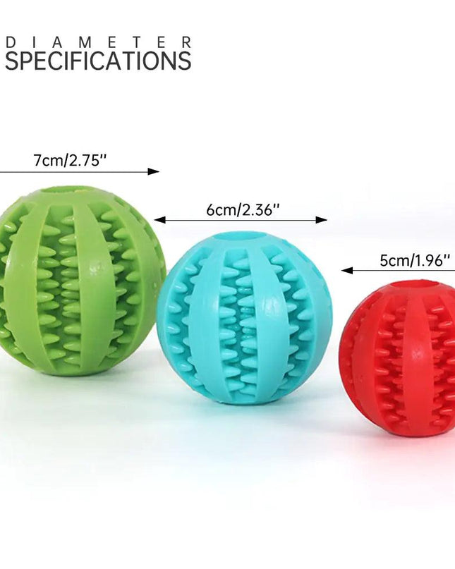 Rubber Balls Chewing Pet Toys