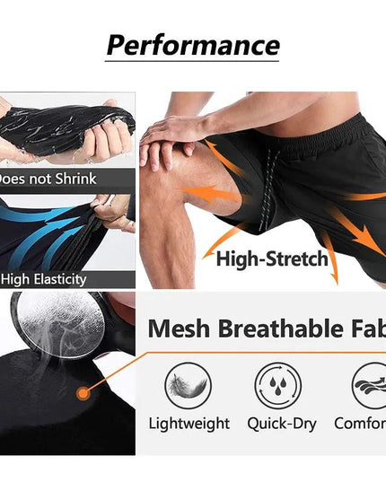 2 in-1 Compression Shorts for Men