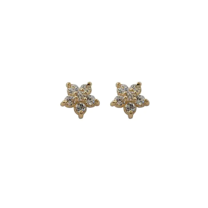 Crystal Five-pointed Star Earrings