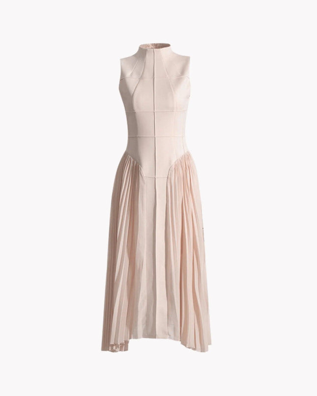 Sleeveless Collar Dress