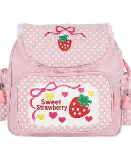 Japanese Backpack  Sweet Strawberry