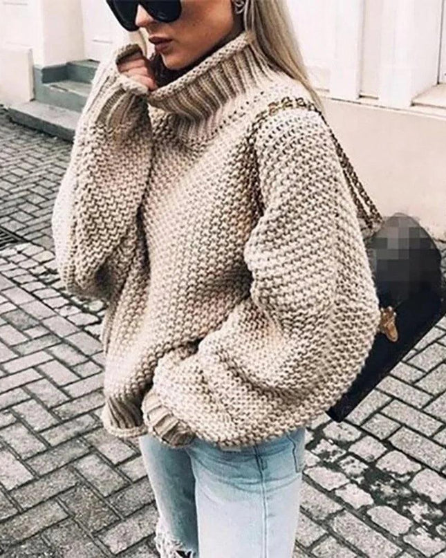 Knitted Turtleneck Sweater