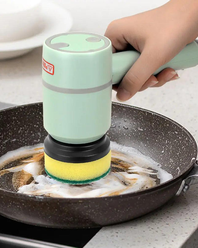 Electric Cleaning Brush 3 Brush Heads Cleaner Multifunctional