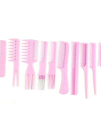 Pink / 10 Pieces Set Comb