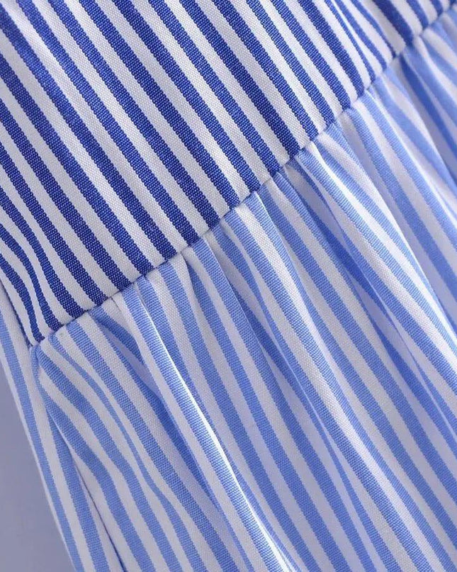 Patchwork Ruffles Dress