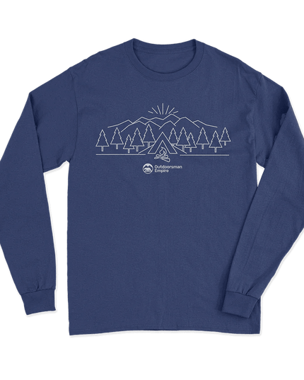 Camping Triangles Long Sleeve Shirt