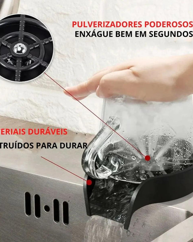 Kitchen Glass Rinser High Pressure