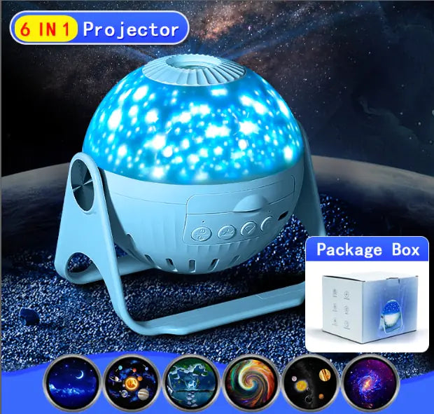 Rotating Magic Diamond Projection Lamp