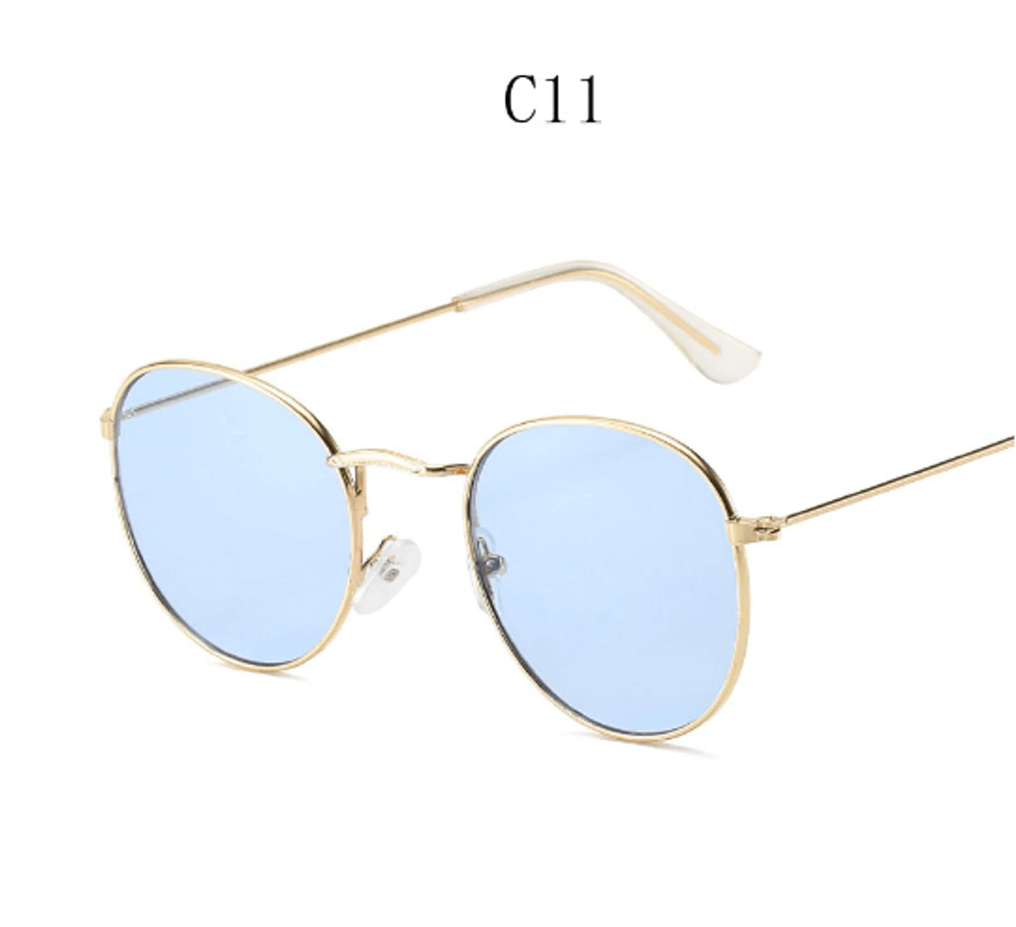 Small Retro Round Sunglasses for Women