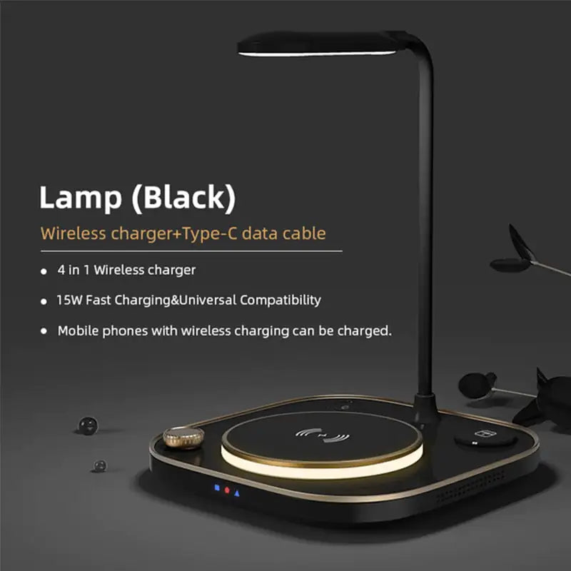 Led Desk Lamp 3 in 1 Wireless Charger