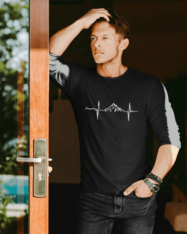 Heartbeat V1 Men Long Sleeve Shirt