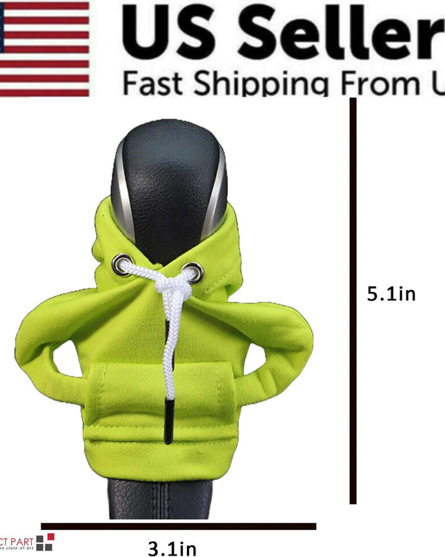 Car Gear Shift Cover Mini Hoodie Gear Shift Cover for Car Shifter Interior Trim