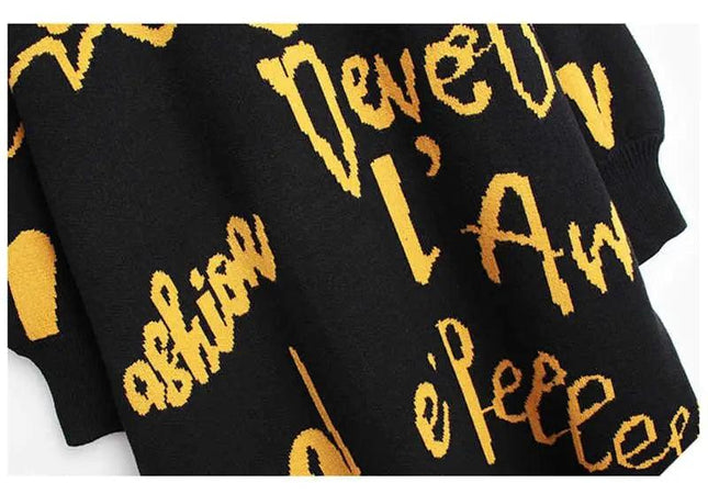 Queen Grafitti Sweater Dress