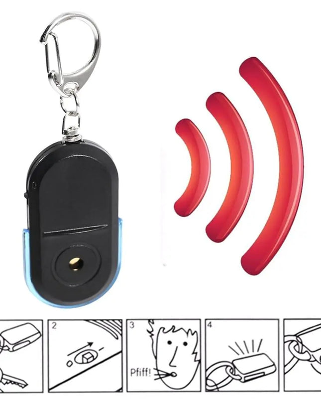 Anti-Lost Alarm Key Finder Keychain Locator with Sound