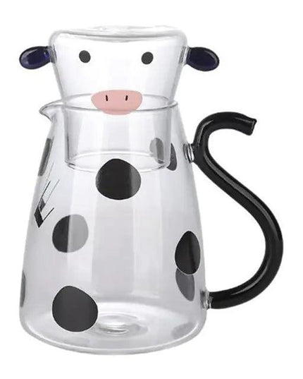 Clear Heat-Resistant Glass Jug