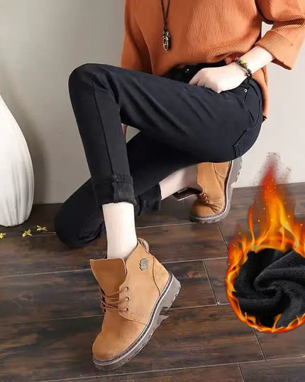 High Waist Plush Jeans