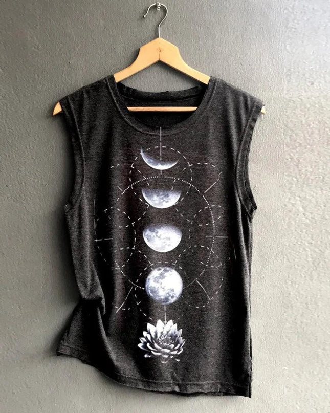 Sleeveless Loose T-Shirt