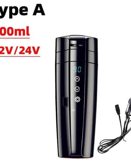 Car Heated Smart Mug With Temperature Control Electric Water Cup
