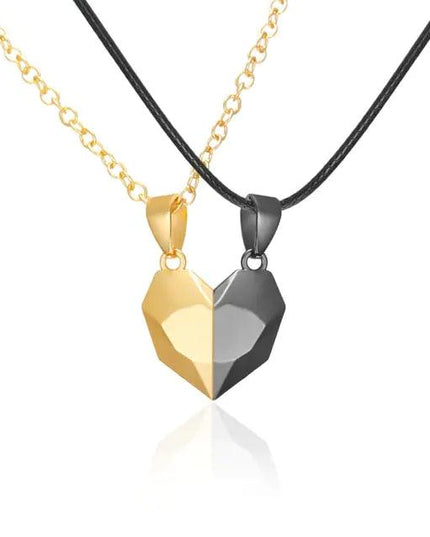 Magnetic Heart Couple Necklace