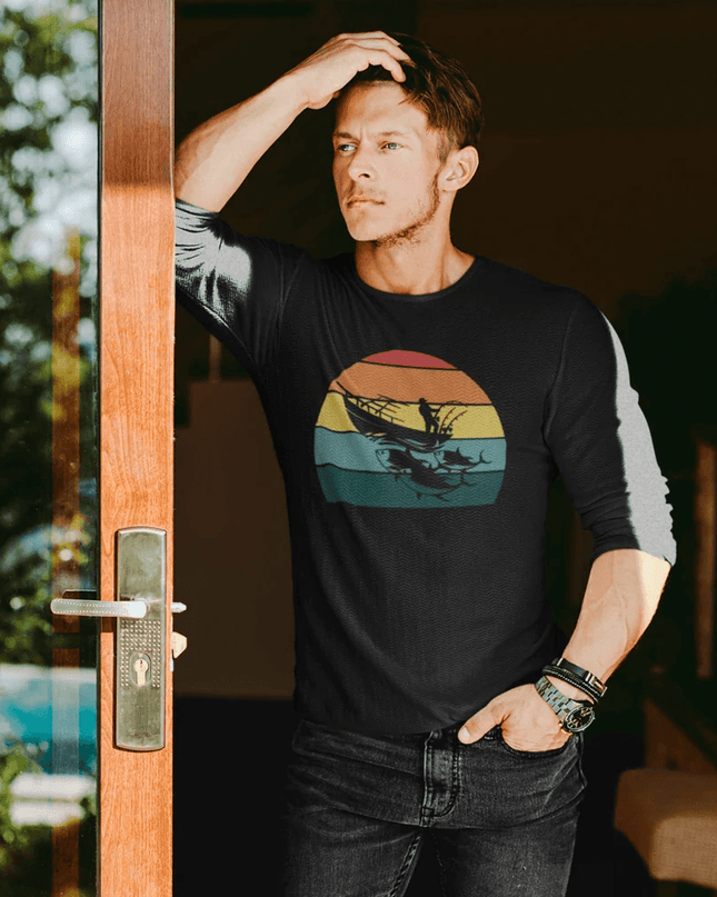 Fishing Boat Long Sleeve Shirt