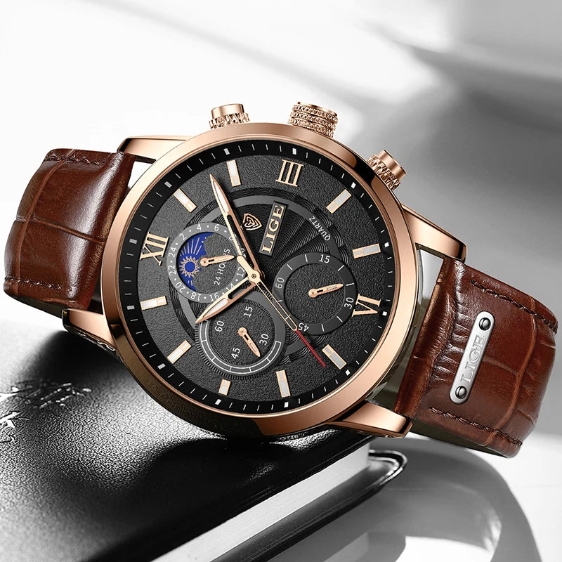 Leather Quartz Luxury Watches