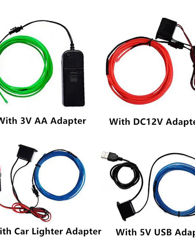 Led Neon Dance Party Atmosphere Decor Lamp RopeTube Waterproof Multicolor Led Strip