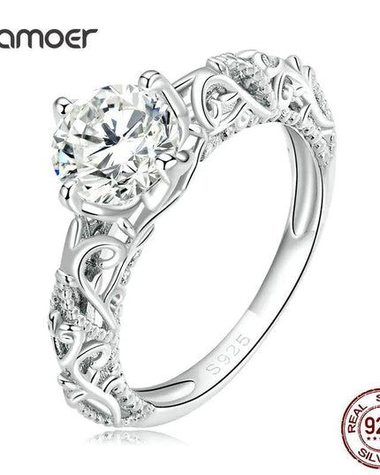 Vintage Pattern 925 Sterling Silver Ring