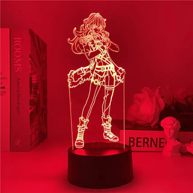 Genshin Impact Night Light 3D Illusion