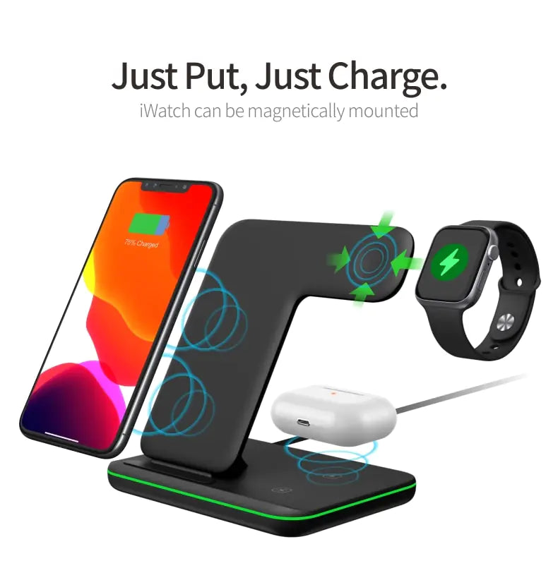 3 in 1 Wireless Charger Stand