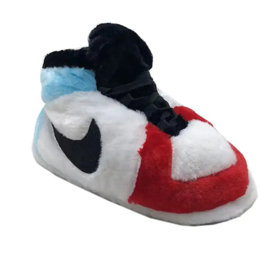 Blue Red AJ 1 Novelty Sneaker Slippers