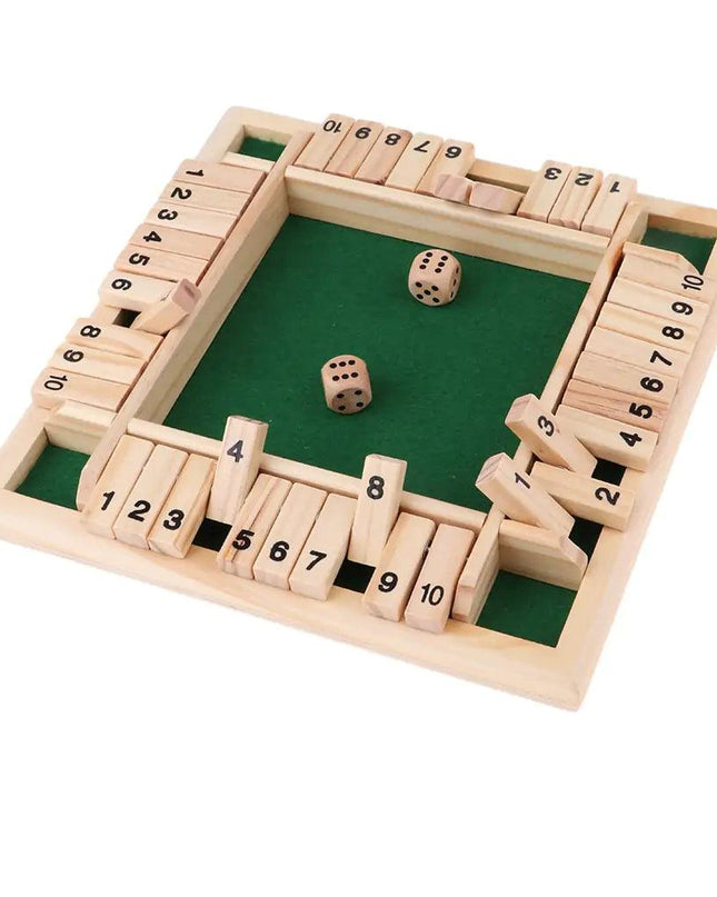 Wooden Flaps Dice Set