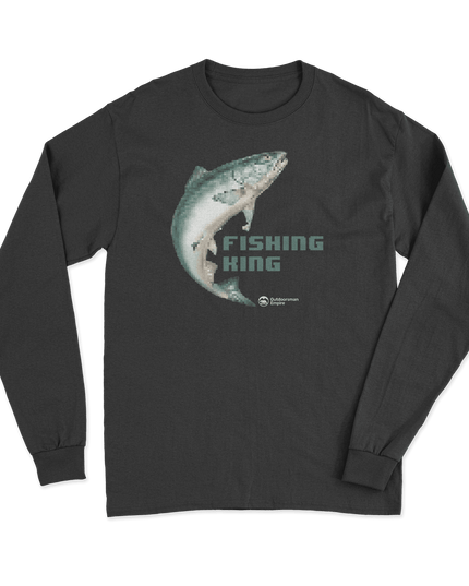 Fishing Pixelated Long Sleeve Shirt